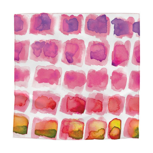 Sunset - Silk Satin Scarf