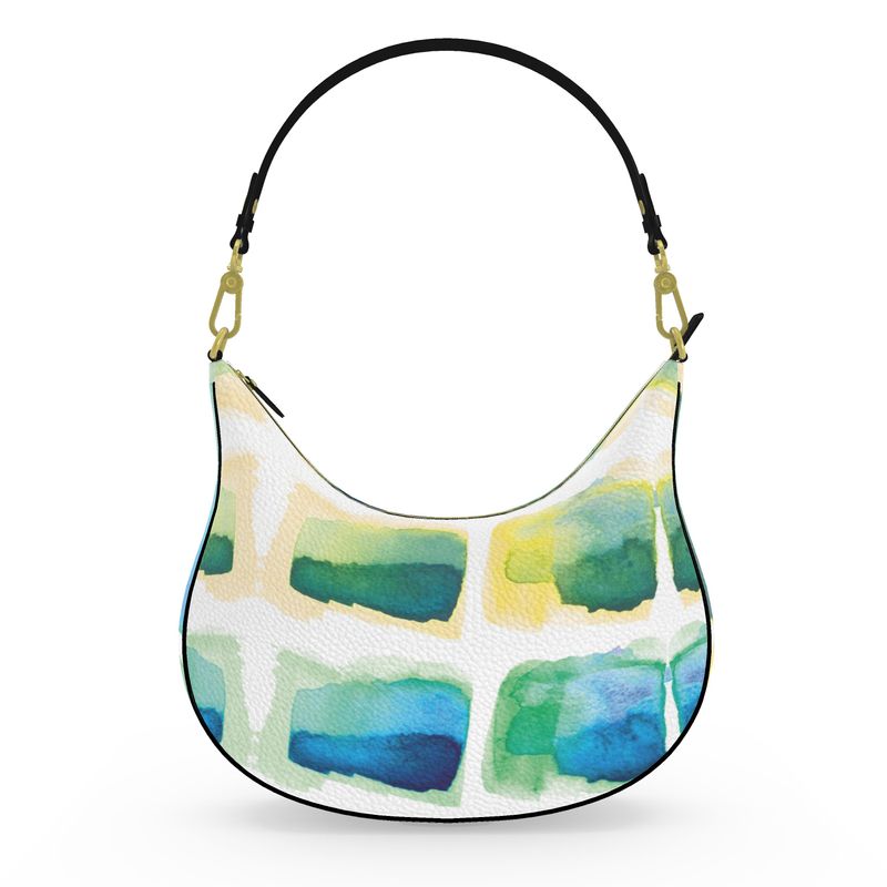 Radiance – Curved Hobo Leather Purse