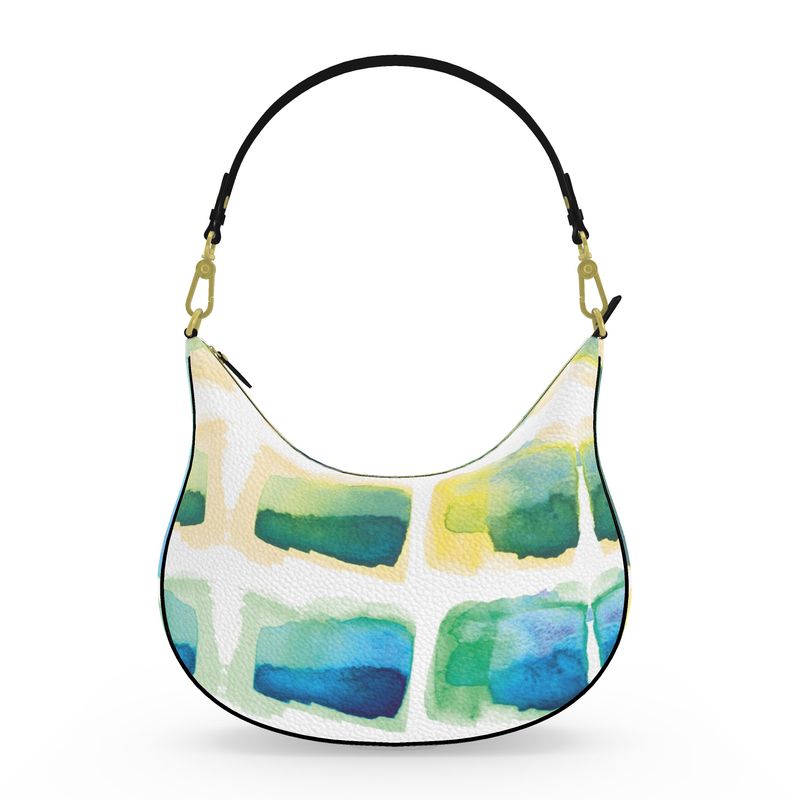 Radiance – Curved Hobo Leather Purse