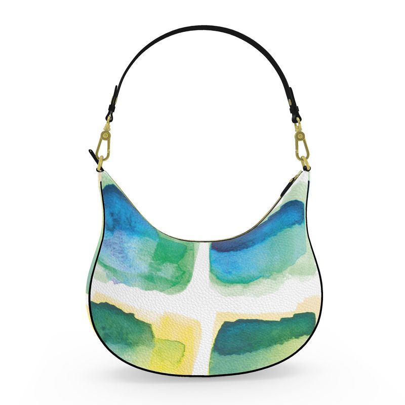 Radiance – Curved Hobo Leather Purse