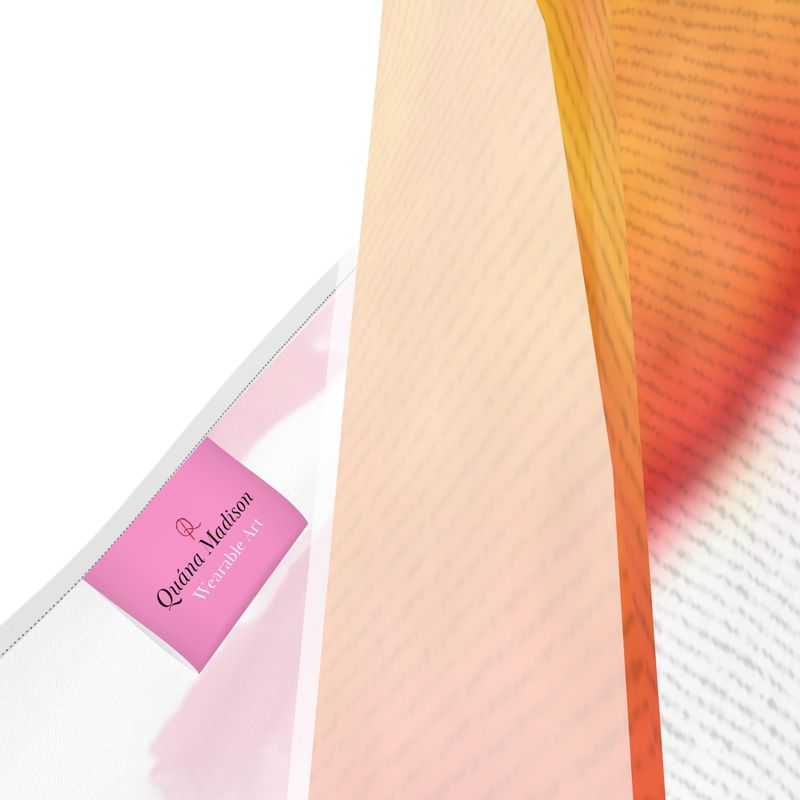 Sunset Silk Satin Halterneck Dress