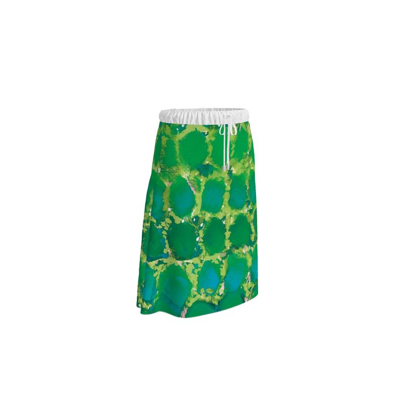Green Guiding Light - Midi Skirt