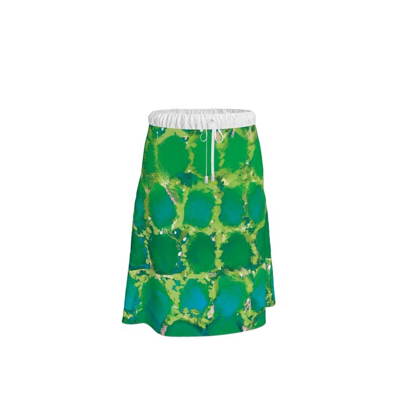 Green Guiding Light - Midi Skirt