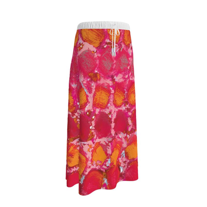 Red Guiding Light - Maxi Skirt