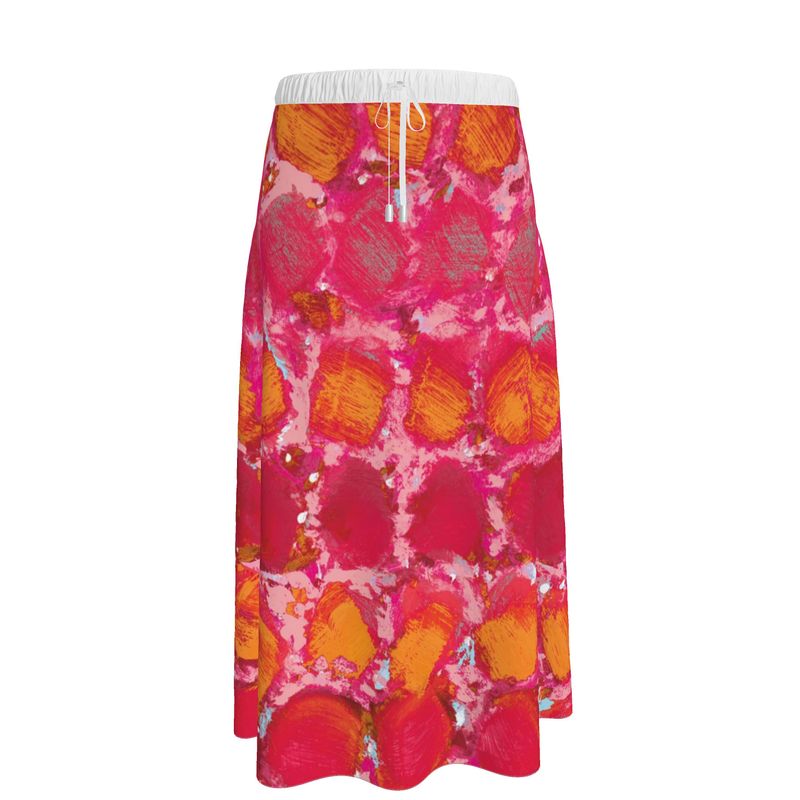 Red Guiding Light - Maxi Skirt