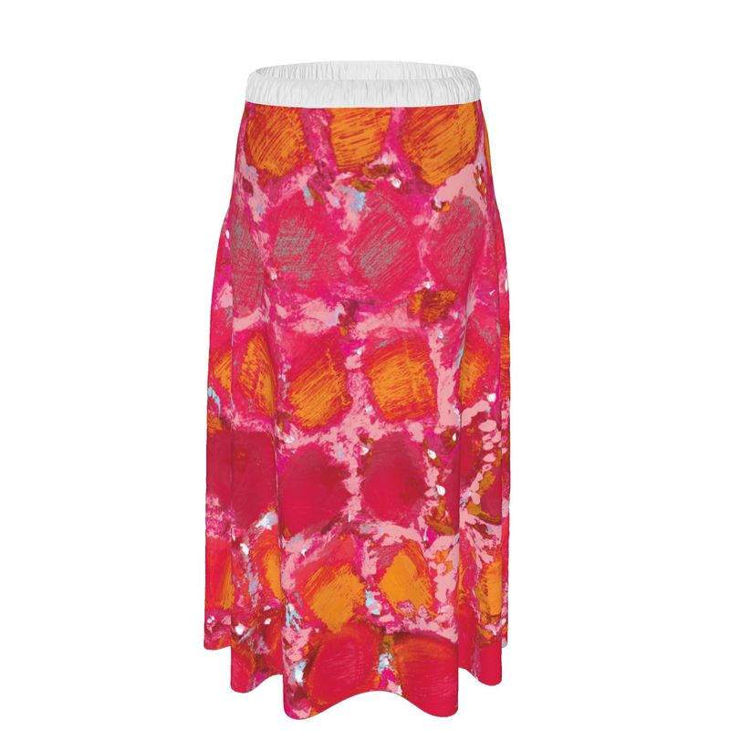 Red Guiding Light - Maxi Skirt