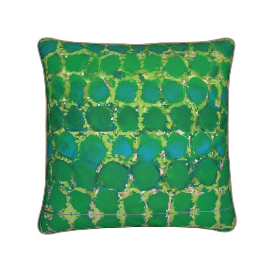 Green Guiding Light – Art Throw Pillow