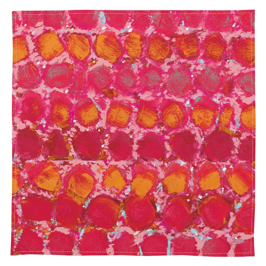 Red Guiding Light Art Napkins - 4 pack