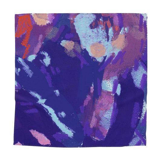 Lavender Contemplation  Silk Scarf