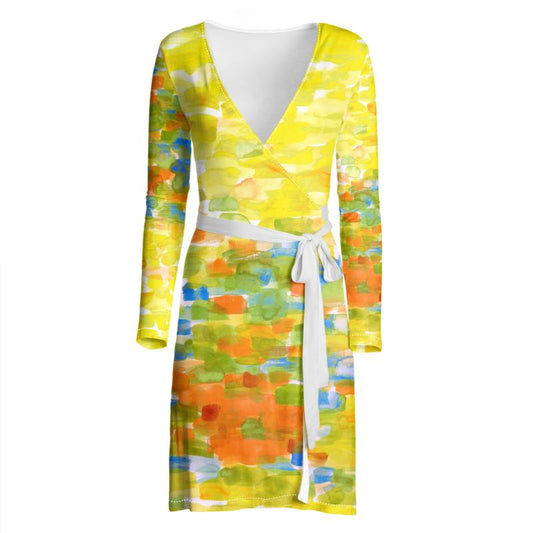 Reflections of Peace - Wrap Dress