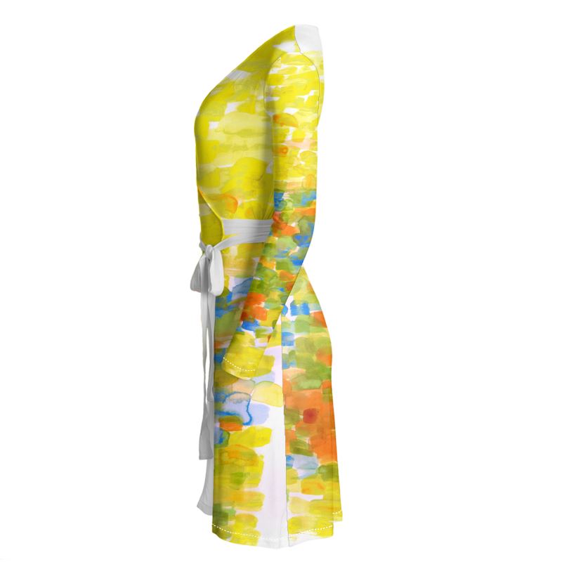 Reflections of Peace - Wrap Dress