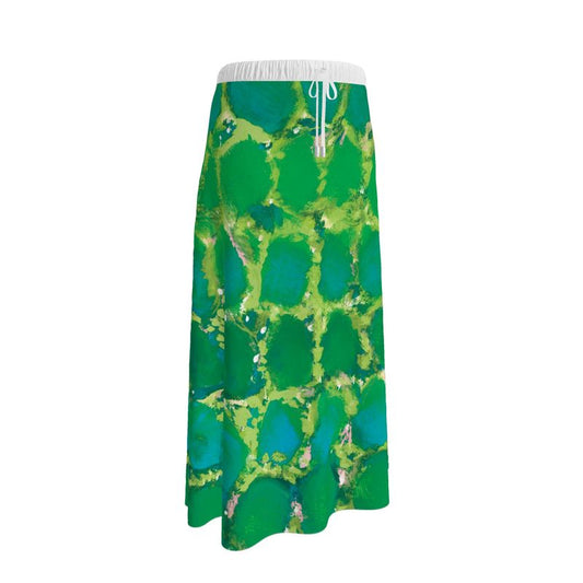 Green Guiding Light - Maxi Skirt