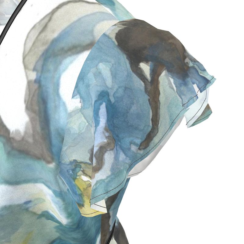 Calm Waters Wrap Tea Dress