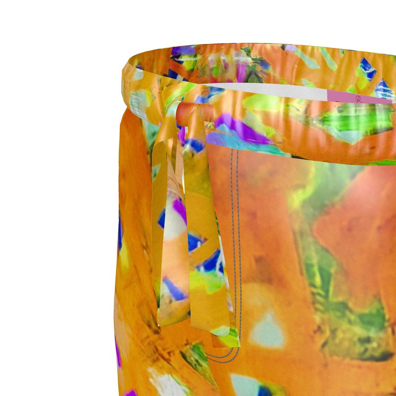 Orange Joy - Silk Pants