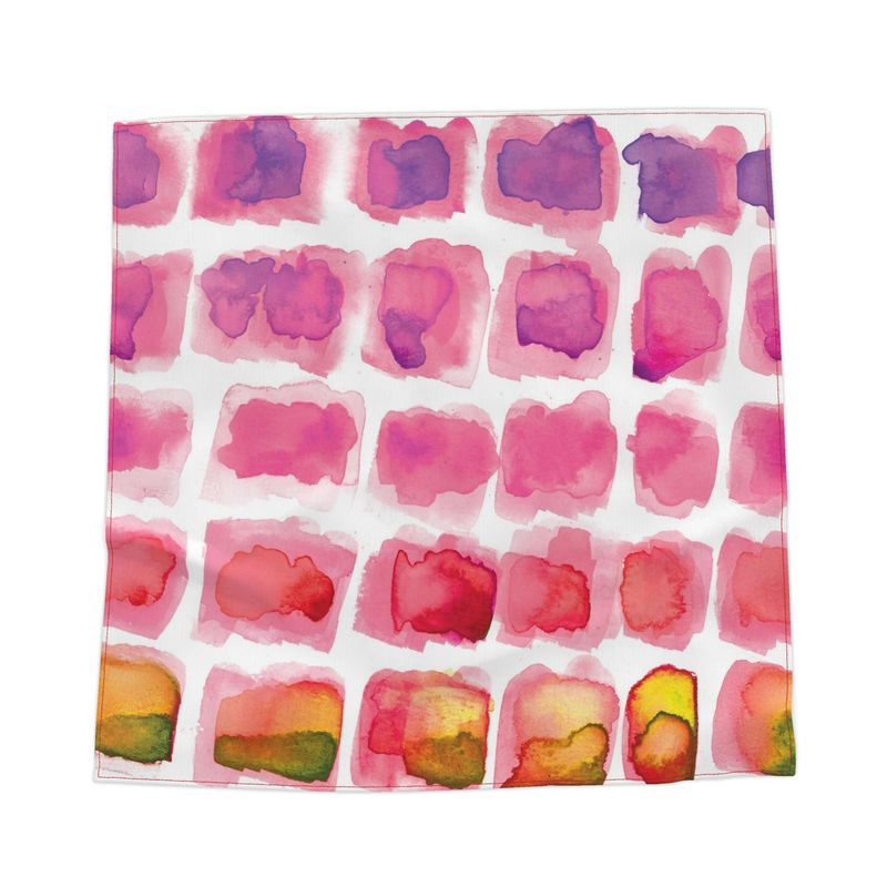 Sunset - Silk Satin Scarf