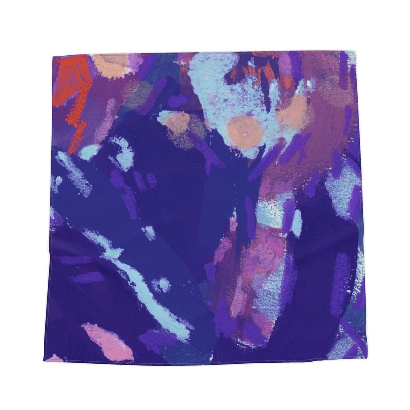 Lavender Contemplation  Silk Scarf